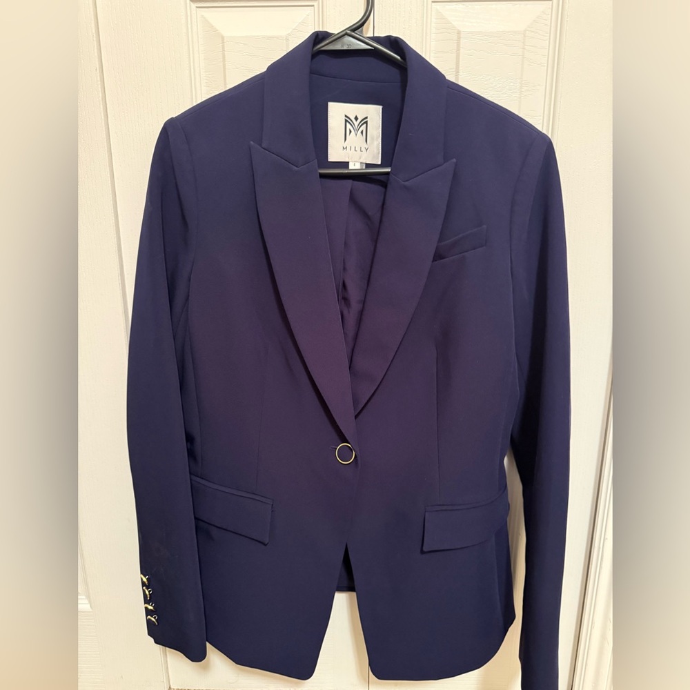 Milly Women's Navy Blazer